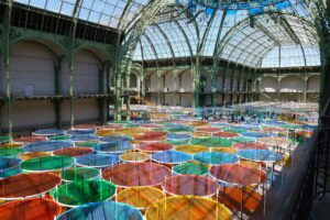 œuvre d'art Excentriques travail in situ monumenta 2012 de Daniel Buren