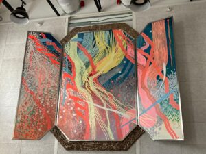 Fabrication de l'Œuvre d'art de l'artiste Jeremy Demester - Retable