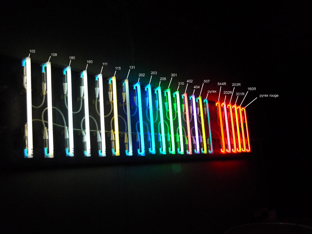 coloris de néon sur mesure