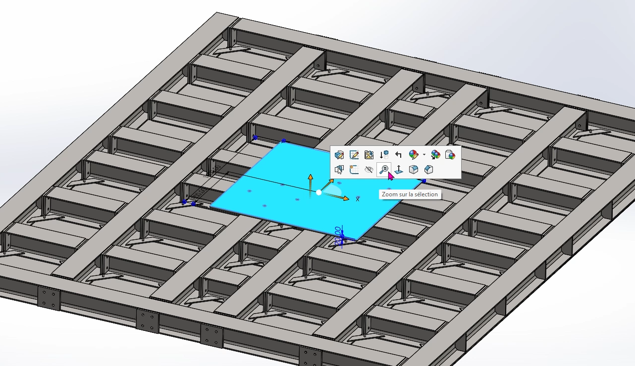 plan 3D de la fabrication d'œuvres d'art sur-mesure